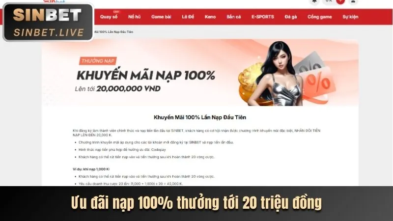 Thưởng chào mừng bcx88